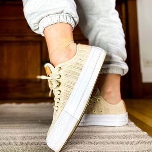 Summer Mesh Converse Flatform